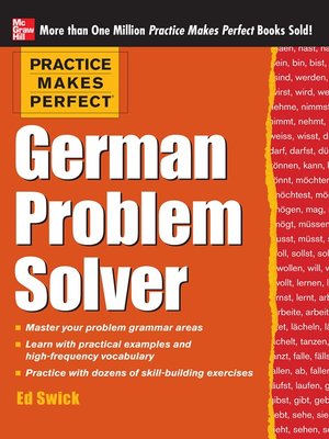 cover image of Practice Makes Perfect German Problem Solver